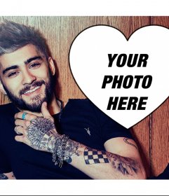 Photo effect to put your photo with the singer Zayn