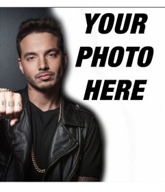 If you like reggaeton then upload your photo along with J Balvin