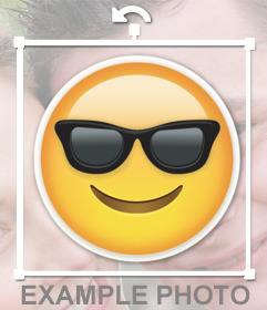 WhatsApp Emoji with sunglasses to paste on your pictures 
