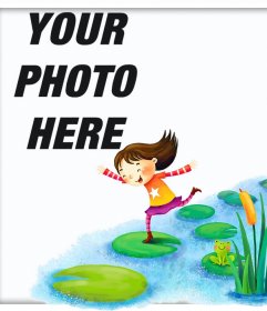 Children frame to give fun to your photos