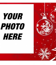 Christmas picture frame for your photo