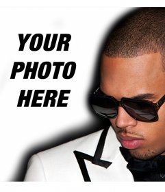 Join to Chris Brown uploading your photo to this online effect