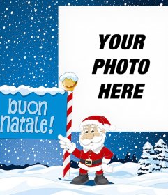 Christmas photo effect to upload your photo