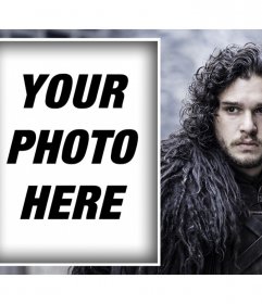 Photo effect with Jon Snow to upload a photo