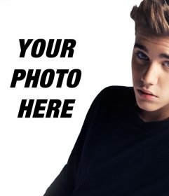 Upload your picture next to Justin Bieber