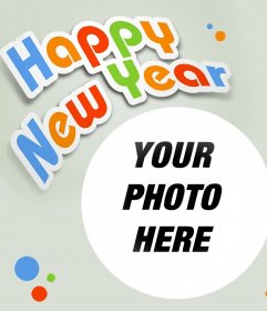 Happy New Year photo effect to your photo