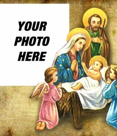 Christmas photo effect to put your photo