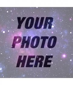 Photo effect of the Universe to put over your photo