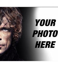 Effect of Tyrion Lannister face where you can add a photo