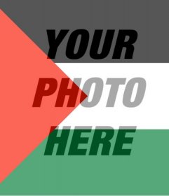 Filter of Palestine Flag to put in your photo