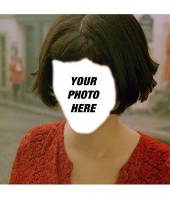 Become in Amelie with this photomontage you can edit
