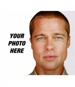 Photomontage for your photos with Brad Pitt