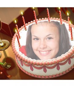 Putting your photo on a birthday cake