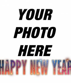 Effect to put HAPPY NEW YEAR text in your photo with a hipster design