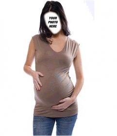 Mounting to make believe your friends that you are pregnant 