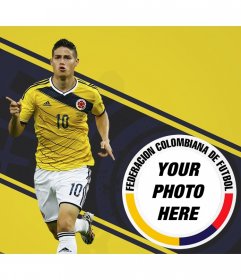 Photomontage of James Rodriguez 