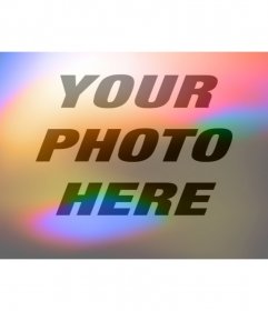 Filter lomografia style with flashing lights and colors