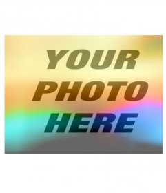 Effect of colored lights to put on your photos