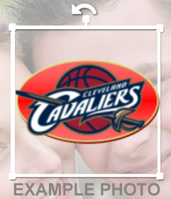 Sticker with the logo of the Cleveland Cavaliers