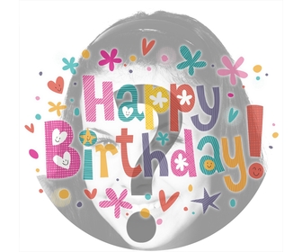 Decorate your profile picture with colors and the phrase HAPPY BIRTHDAY