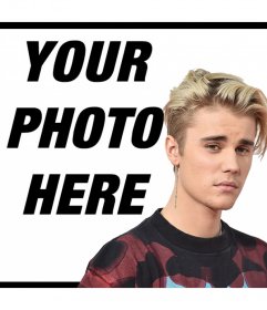 Photo frame to be with Justin Bieber and its free