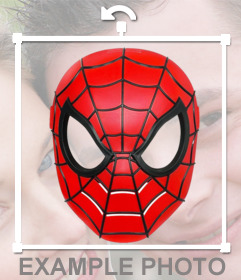 Put on the Spiderman mask with this online photo effect