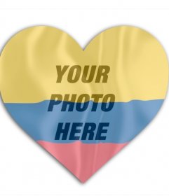 Montage for your profile picture of social networks in which you can put the flag of