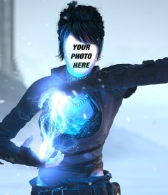 Become a powerful sorceress in the midst of a magical power editing this effect