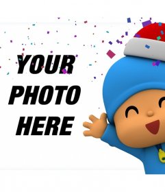 Christmas effect with Pocoyo to edit with one of your photo for free