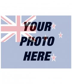 Profile photo creator to put the flag of New Zealand along with your photo