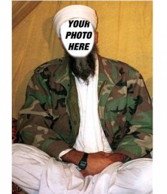 Now you can be Osama Bin Laden with this effect to add your face 