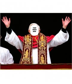 Online photomontage that lets you be the Pope