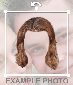 Photomontages to put wigs man online