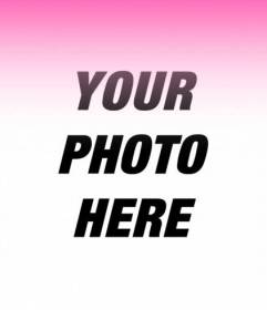 Pink gradient photo filter