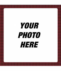 Online photo frame red and black designs to put your photo background