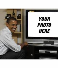 Chụp ảnh với Barack Obama