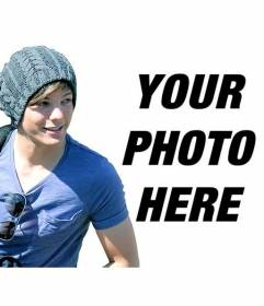 Photomontage with Louis Tomlinson of One Direction