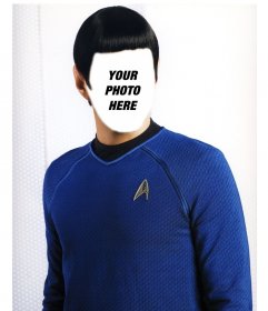 Become in Spock of Star Trek with this photomontage online