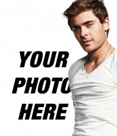 Put a picture of you next to Zac Efron and surprise your friends with this fotoemontaje