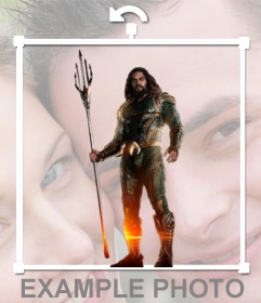 Photomontage of Aquaman to put in your photo