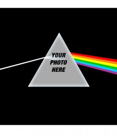 Photomontage with a Pink Floyd CD cover
