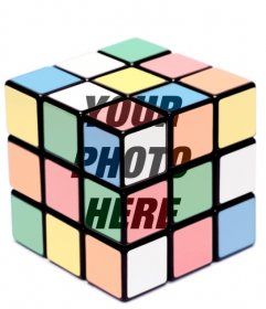 Effect for photos rubik cube to put your photo inside a Rubik"s cube