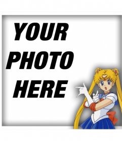 Edit this frame with your photo to be with the Sailor Moon