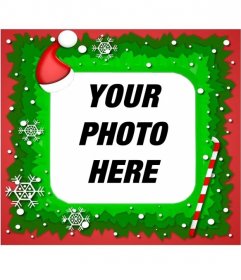 Christmas molding to your pictures with a Santa Claus hat