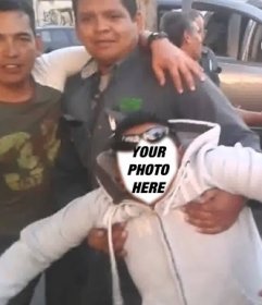 Ghép ảnh chế người đang say rượu 