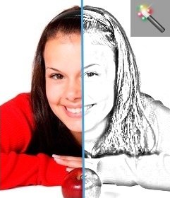 Online pencil drawing effect for your photo
