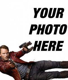 Photo montage with Star Lord