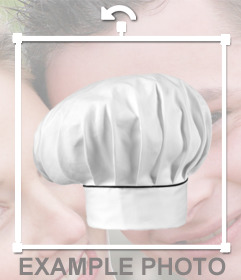 Sticker of a chefs hat to put on your photos