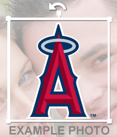 Logo of Los Angeles Angels of Anaheim tean to put on your pictures