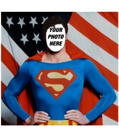 Become Superman with this photomontage to edit with your photo 